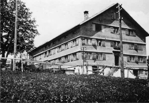 Historische Ansicht des Gasthofs Engel